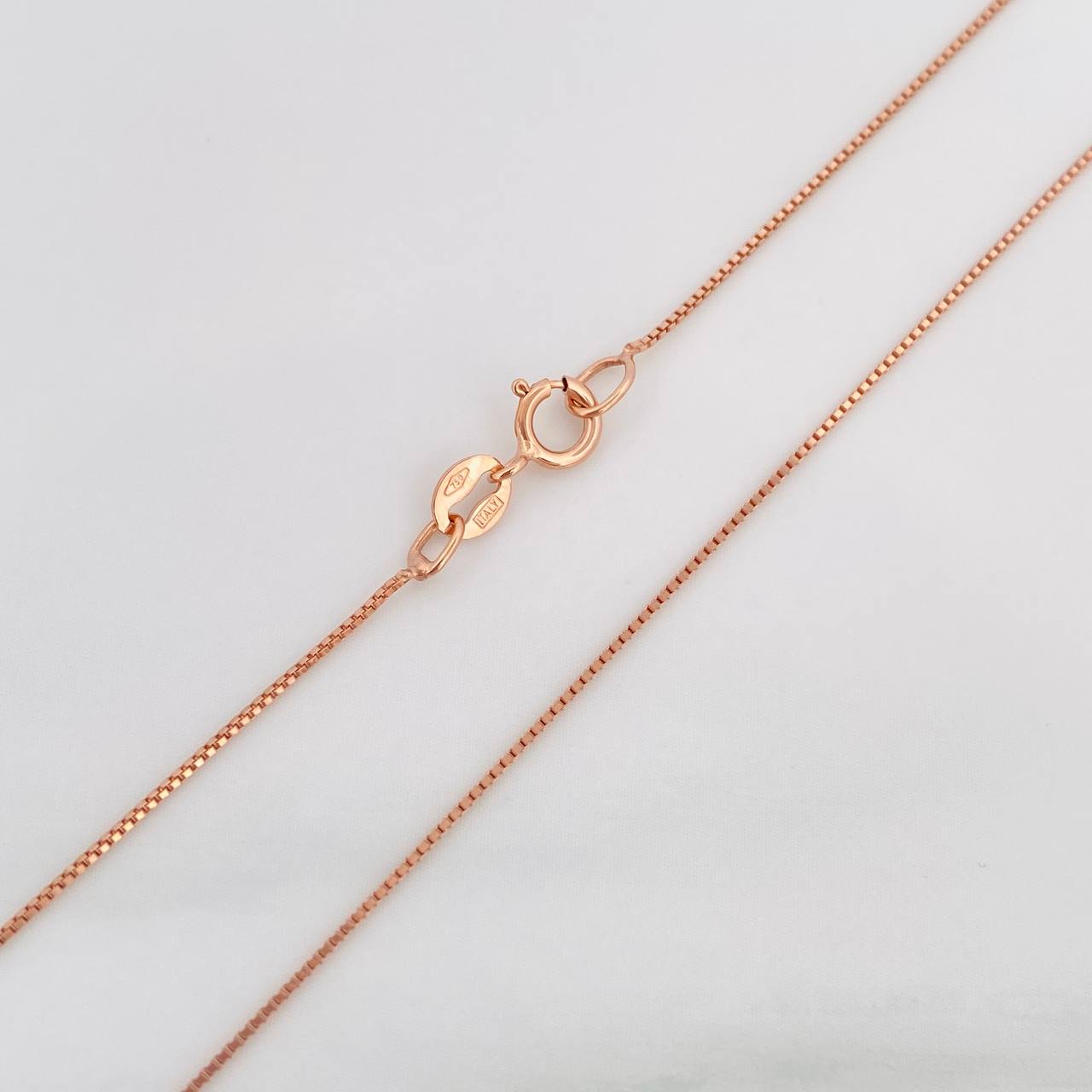 Cadena Veneciana 1.15 g / 40 cm / 0.5 mm Oro Rosa 18K