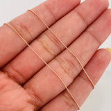 Cadena Veneciana 1.15 g / 40 cm / 0.5 mm Oro Rosa 18K