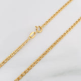 Cadena Escalera 5.95 g / 45.5 cm / 2.2 mm Oro Amarillo 18K