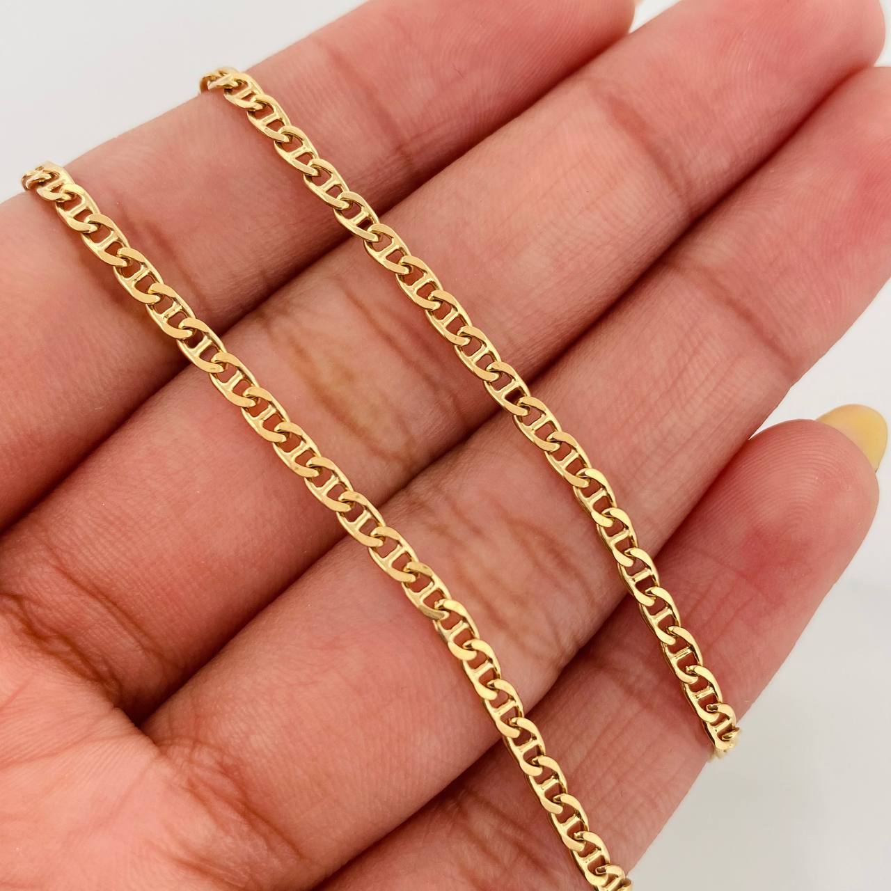 Cadena Escalera 5.95 g / 45.5 cm / 2.2 mm Oro Amarillo 18K