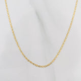 Cadena Escalera 1.45 g / 45 cm / 1.3 mm Tres Oros 18K