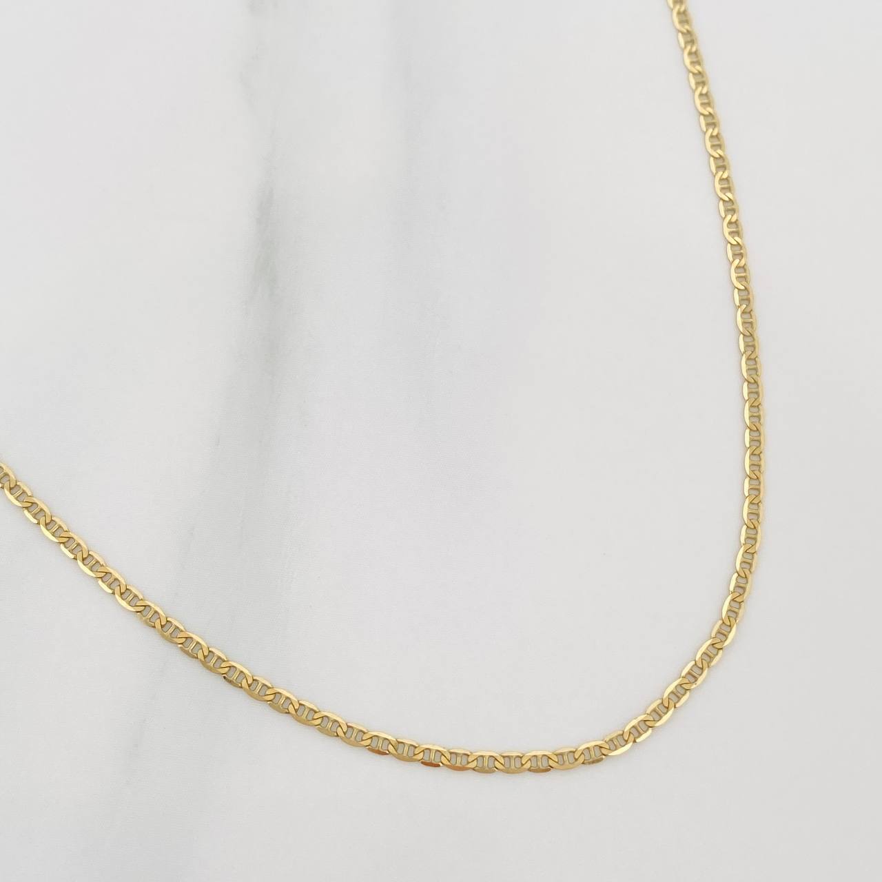 Cadena Escalera 2 g / 50 cm / 1.4 mm Oro Amarillo 18K