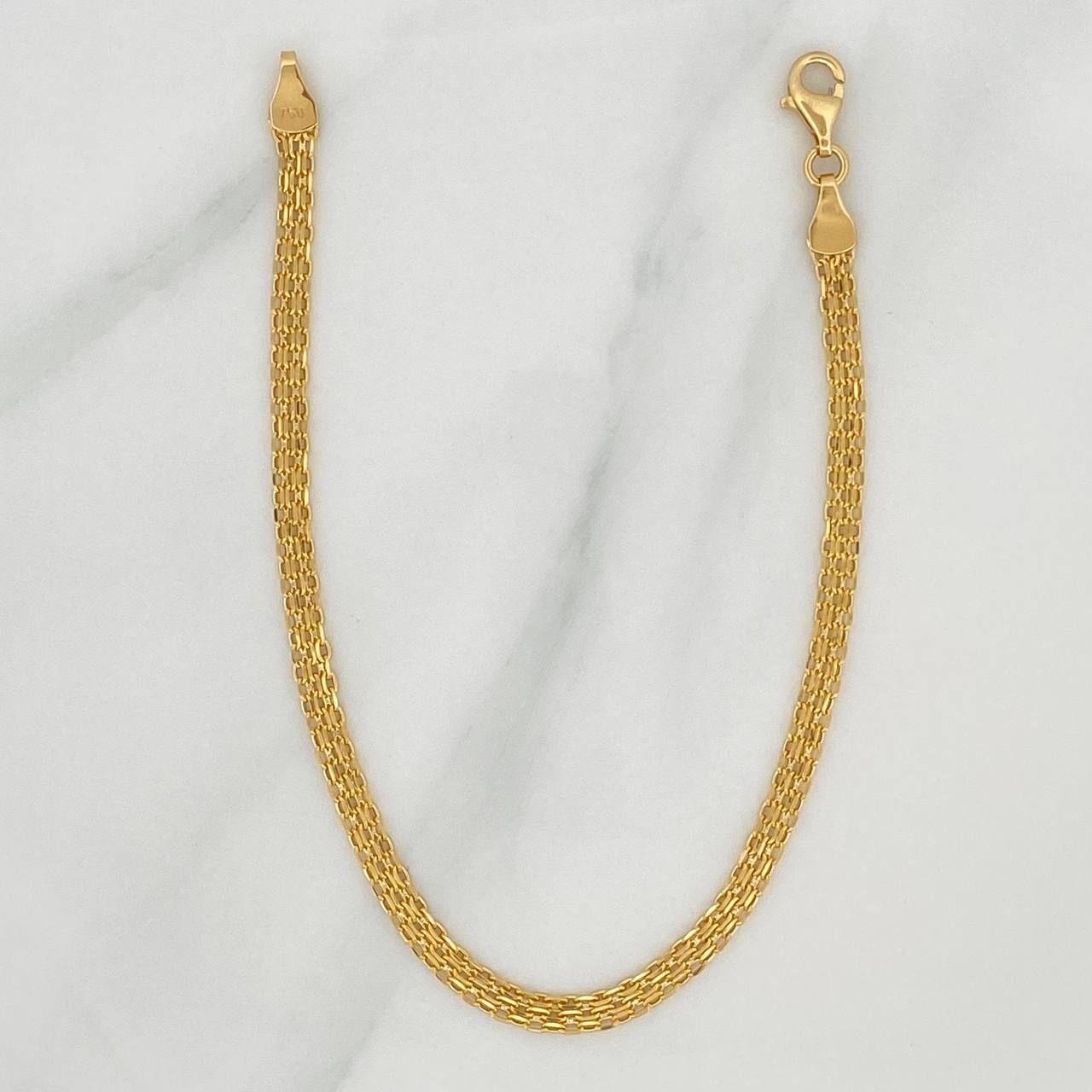 Pulso Chino 2.35 g / 19 cm / 3.2 mm Oro Amarillo 18K