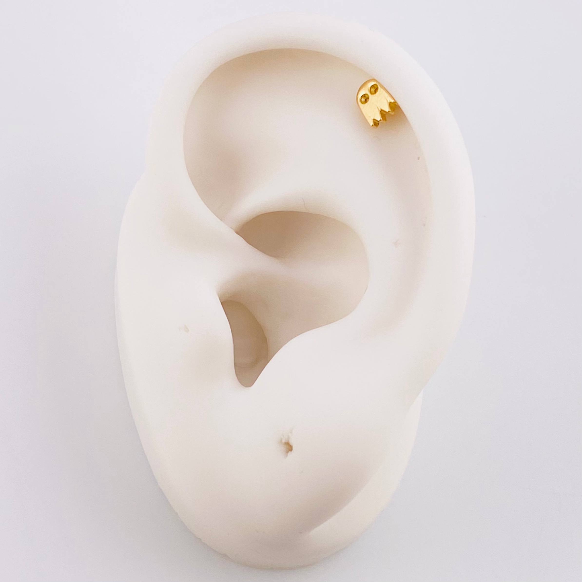 Piercing Fantasma 0.55 g / 1 cm Oro Amarillo 18K