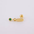 Piercing Globo Colgante 0.4 g / 1.2 cm Oro Amarillo 18K