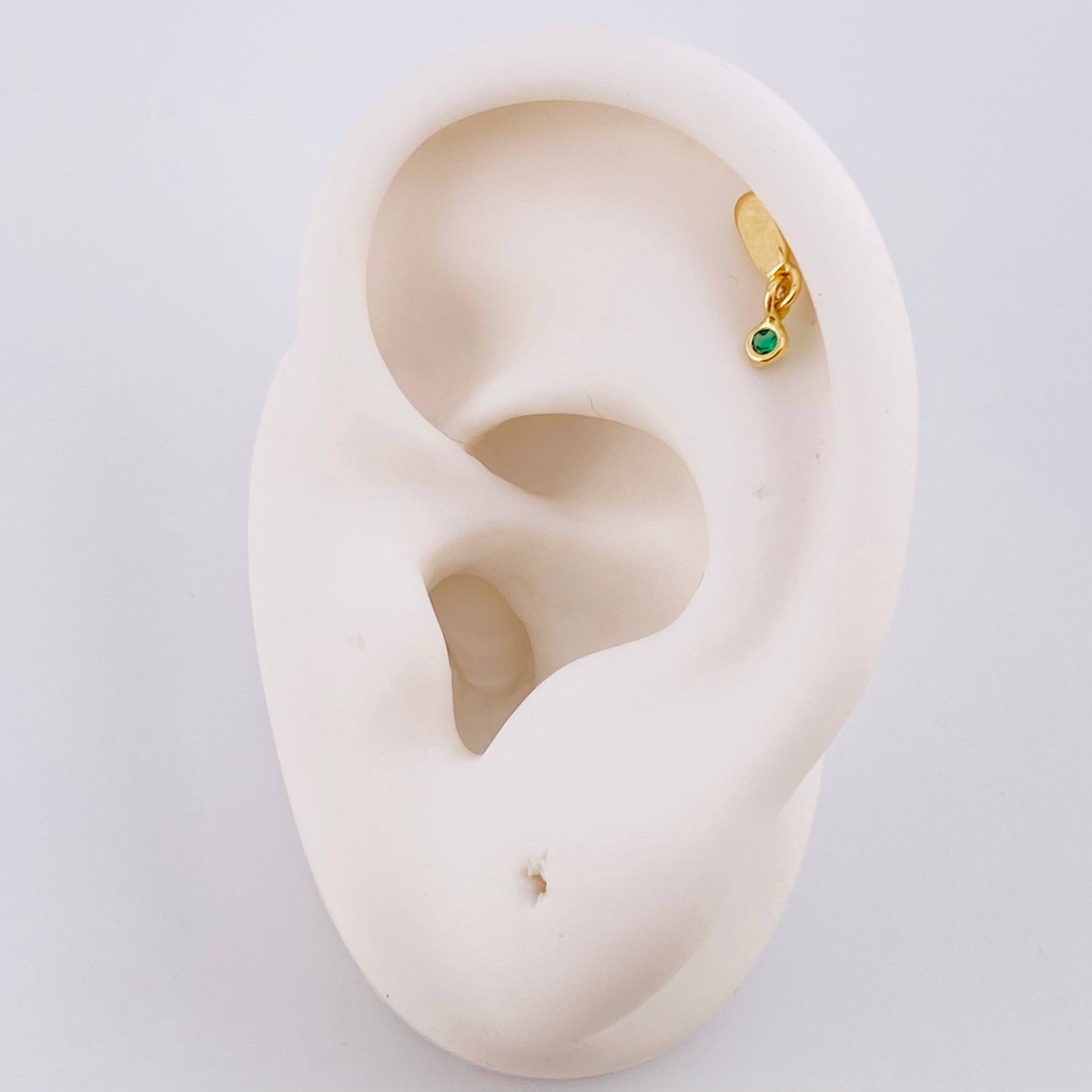 Piercing Globo Colgante 0.4 g / 1.2 cm Oro Amarillo 18K