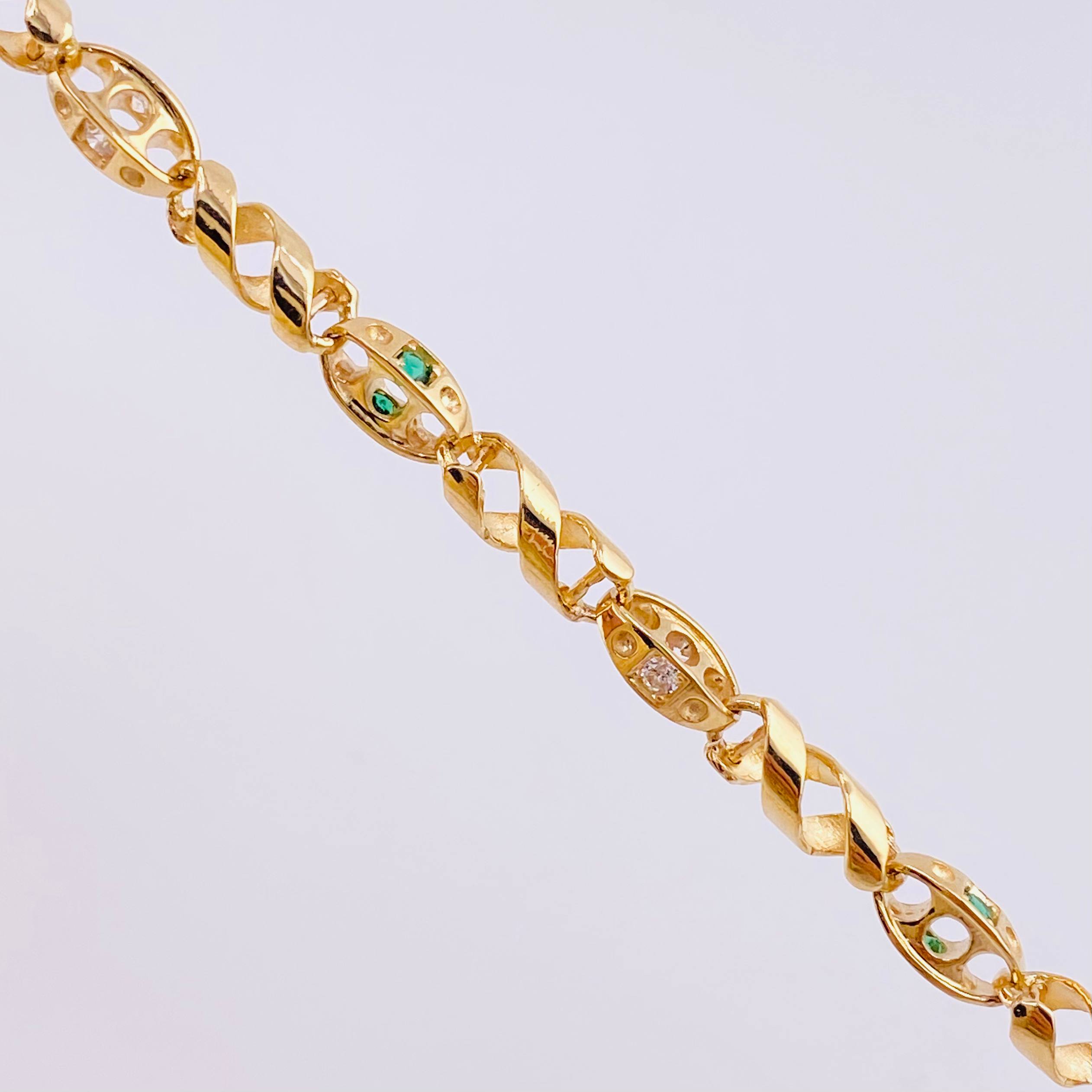 Cadena Rustica Espiral Adn 39.6 g / 65 cm / 4.7 mm Oro Amarillo 18K
