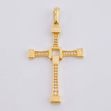 Dije Cruz Movil 3.05 g / 4.3 cm Oro Amarillo 18K
