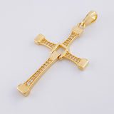 Dije Cruz Movil 3.05 g / 4.3 cm Oro Amarillo 18K