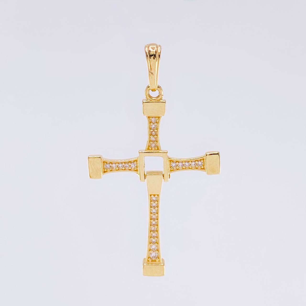 Dije Cruz Movil 3.05 g / 4.3 cm Oro Amarillo 18K