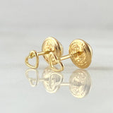 Topos Corazón 0.45gr / Oro Amarillo 18K *