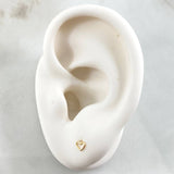 Topos Silueta Corazon 0.4gr / Oro Amarillo 18K