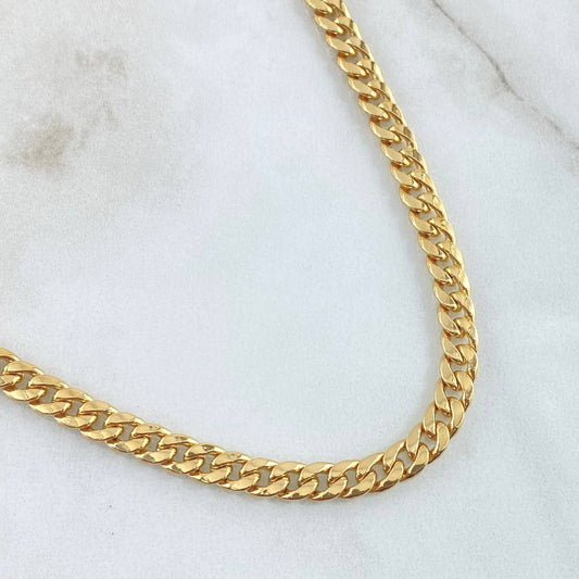Cadena Cubana 18.55gr / 60cm / Oro Amarillo +1 18K ©