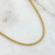 Cadena Cubana Reticulada 5.65gr / 50cm / Oro Amarillo +3 18K ©