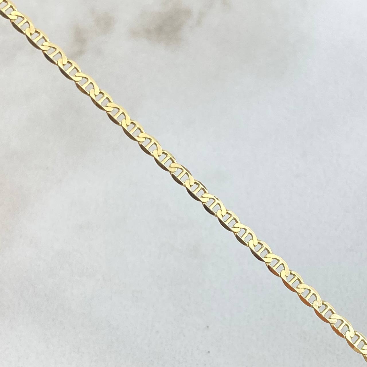 Cadena Escalera 3.9gr / 60cm / Oro Amarillo +3 18K ©
