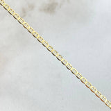 Cadena Escalera 3.9gr / 60cm / Oro Amarillo +3 18K ©