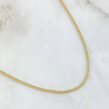 Cadena Cubana 1.35gr / 50cm / Oro Amarillo +1 18K ©