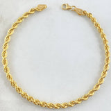 Pulso Lazo 2.85gr / 19.5cm / Oro Amarillo +3 18K