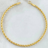 Pulso Lazo 1.2gr / 20cm / Oro Amarillo +3 18K *