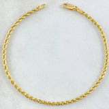 Pulso Lazo 1.45gr / 18.5cm / Oro Amarillo +3 18K