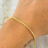 Pulso Lazo 1.45gr / 18.5cm / Oro Amarillo +3 18K