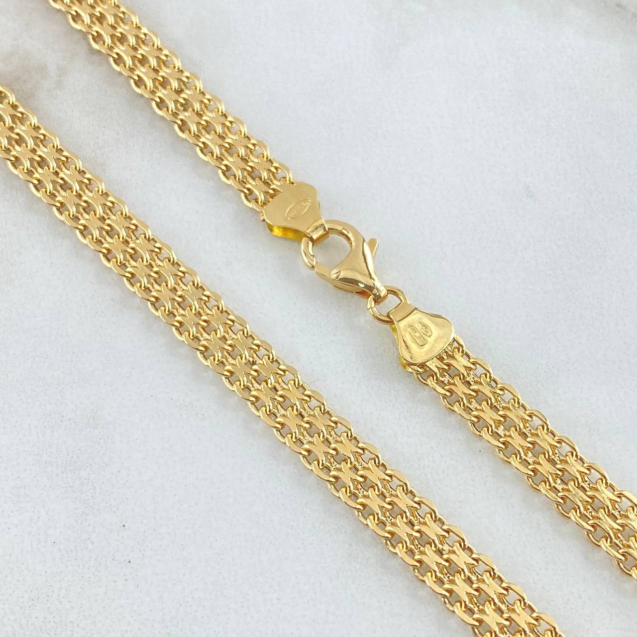 Cadena China 12.7gr / 60cm / Oro Amarillo +1 18K ©