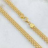 Cadena China 12.7gr / 60cm / Oro Amarillo +1 18K ©