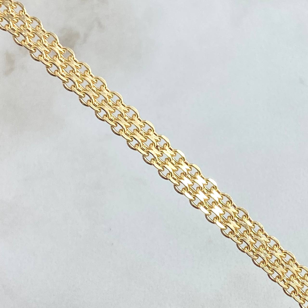 Cadena China 12.7gr / 60cm / Oro Amarillo +1 18K ©