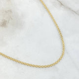 Cadena China 2.55gr / 60cm / Oro Amarillo +1 18K ©