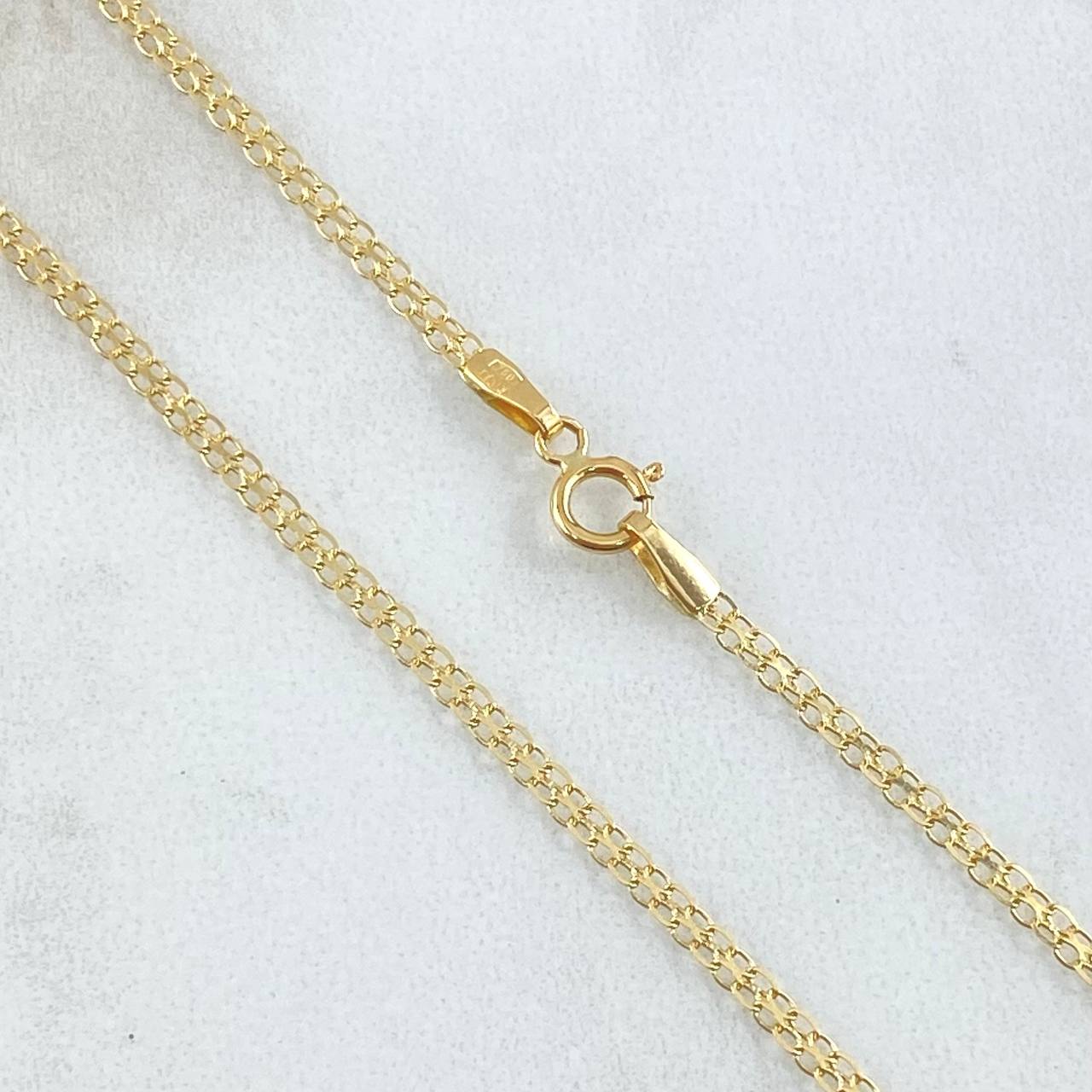 Cadena China 2.55gr / 60cm / Oro Amarillo +1 18K ©