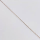 Cadena Veneciana 1.1g / 45cm / 0.5mm Oro Blanco 18K