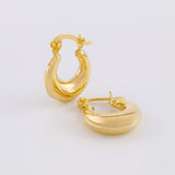 Candongas Olga 1.45g / 1.5cm Oro Amarillo 18K