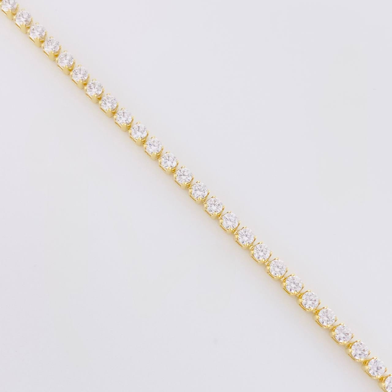 Cadena Aro Seguido Tenis 5.55g / 65cm / 0.8mm Oro Amarillo 18K