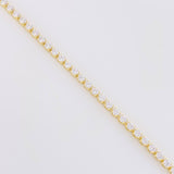 Cadena Aro Seguido Tenis 5.55g / 65cm / 0.8mm Oro Amarillo 18K