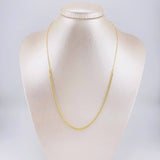 Cadena Aro Seguido Tenis 5.55g / 65cm / 0.8mm Oro Amarillo 18K