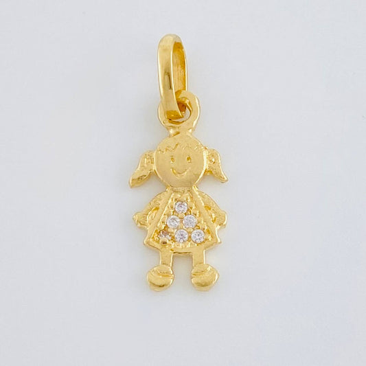 Dije Niña 0.8 g / 1.8 cm Oro Amarillo 18K