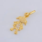 Dije Niña 0.8 g / 1.8 cm Oro Amarillo 18K