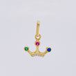 Dije Corona Tres Puntas 0.8 g / 1.5 cm Oro Amarillo 18K