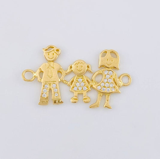 Herraje Familia 2.4 g / 2.8 cm Oro Amarillo 18K