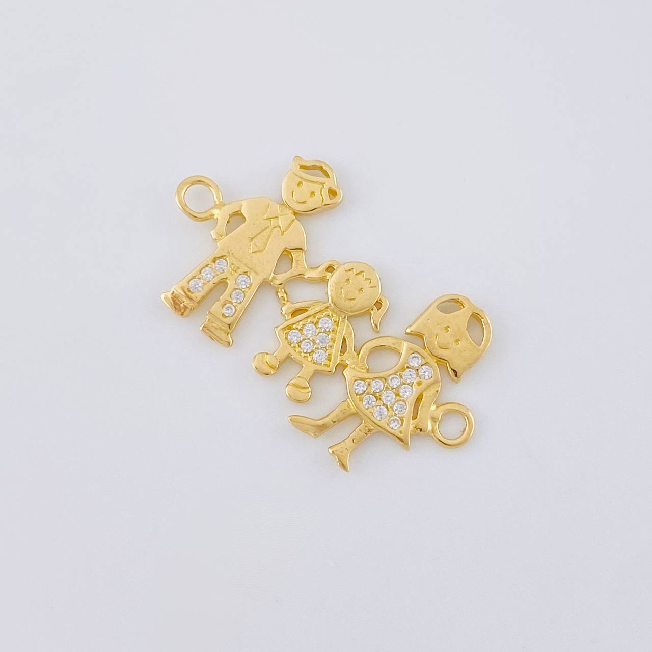 Herraje Familia 2.4 g / 2.8 cm Oro Amarillo 18K