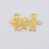 Herraje Familia 2.4 g / 2.8 cm Oro Amarillo 18K