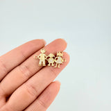 Herraje Familia 2.4 g / 2.8 cm Oro Amarillo 18K