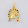 Dije Herradura De Caballo 3.25 g / 2.7 cm Oro Amarillo 18K