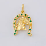 Dije Herradura De Caballo 3.25 g / 2.7 cm Oro Amarillo 18K