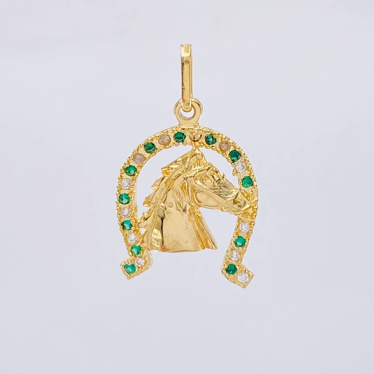 Dije Herradura De Caballo 3.25 g / 2.7 cm Oro Amarillo 18K