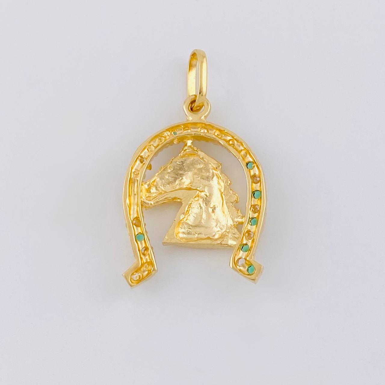 Dije Herradura De Caballo 3.25 g / 2.7 cm Oro Amarillo 18K