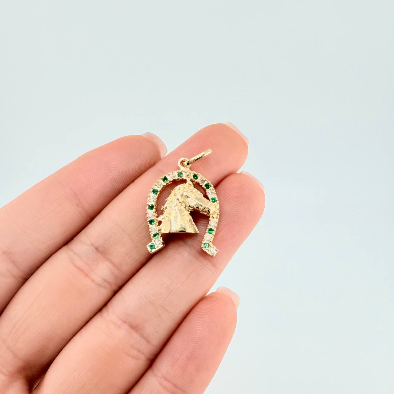 Dije Herradura De Caballo 3.25 g / 2.7 cm Oro Amarillo 18K