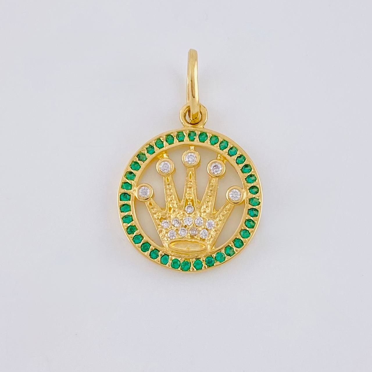 Dije Corona 2.3 g / 2.5 cm Oro Amarillo 18K