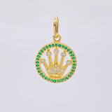 Dije Corona 2.3 g / 2.5 cm Oro Amarillo 18K