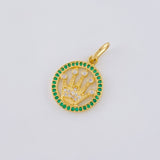 Dije Corona 2.3 g / 2.5 cm Oro Amarillo 18K